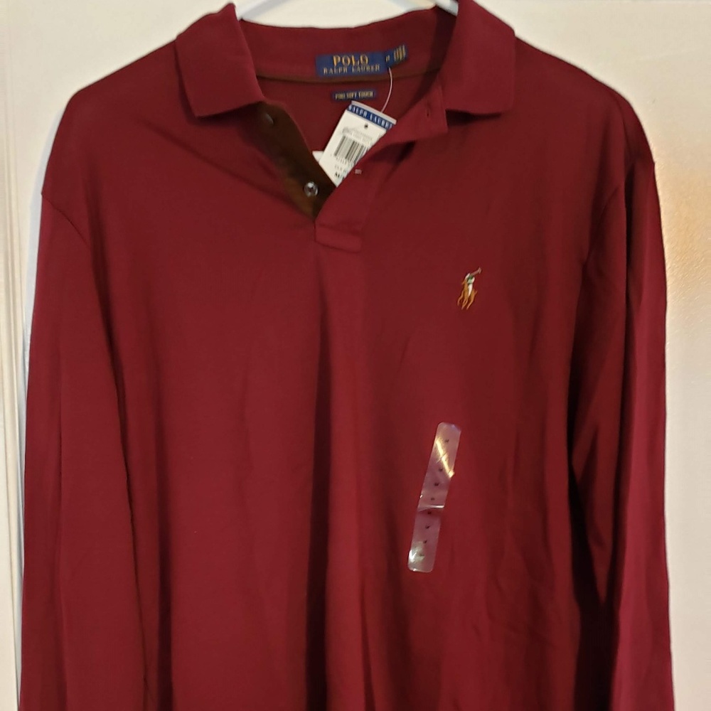 Polo men long sleeve polo shirt